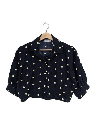 PEE KA NONG Hemd-Bluse Damen Bluse Gr. DE 42 schwarz Casual-Look