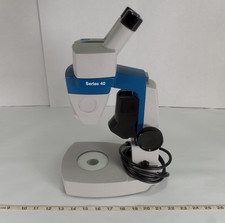Reichert-Jung Microscope Light Works Science School Lab Series 40 Made in USA