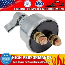 Master Battery Quick Disconnect 2p Power Cut Shut Off Switch Heavy Duty 12V 24V