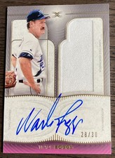 2021 Topps Definitive Wade Boggs #DARC-WBO Patch Auto /30 Tampa Bay Devil Rays!