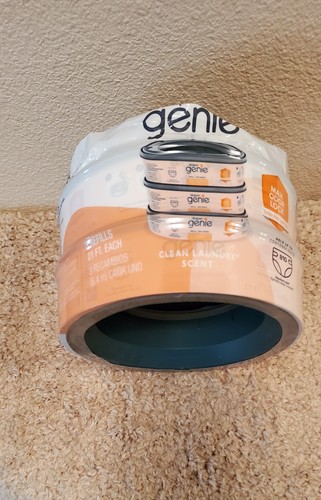 Diaper Genie Disposal Pail Refill Clean Laundry Scent - 2 Refills Onnly. Opened