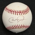 CAL RIPKEN JR. Signed Official Baseball-HALL OF FAME-BALTIMORE ORIOLES-JSA