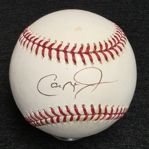 CAL RIPKEN JR. Signed Official Baseball-HALL OF FAME-BALTIMORE ORIOLES-JSA