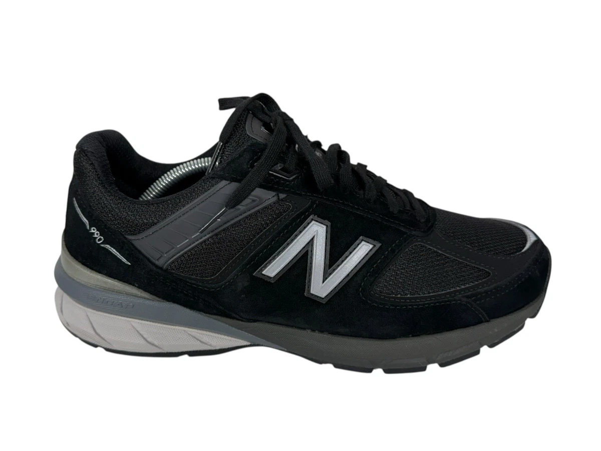 New Balance 990v5 Mens Size 15 6E Black Running Casual Shoe Made In USA New Balance 990v5 Triple Black M990 Shoes Mens 8.5/Womens  main image 4