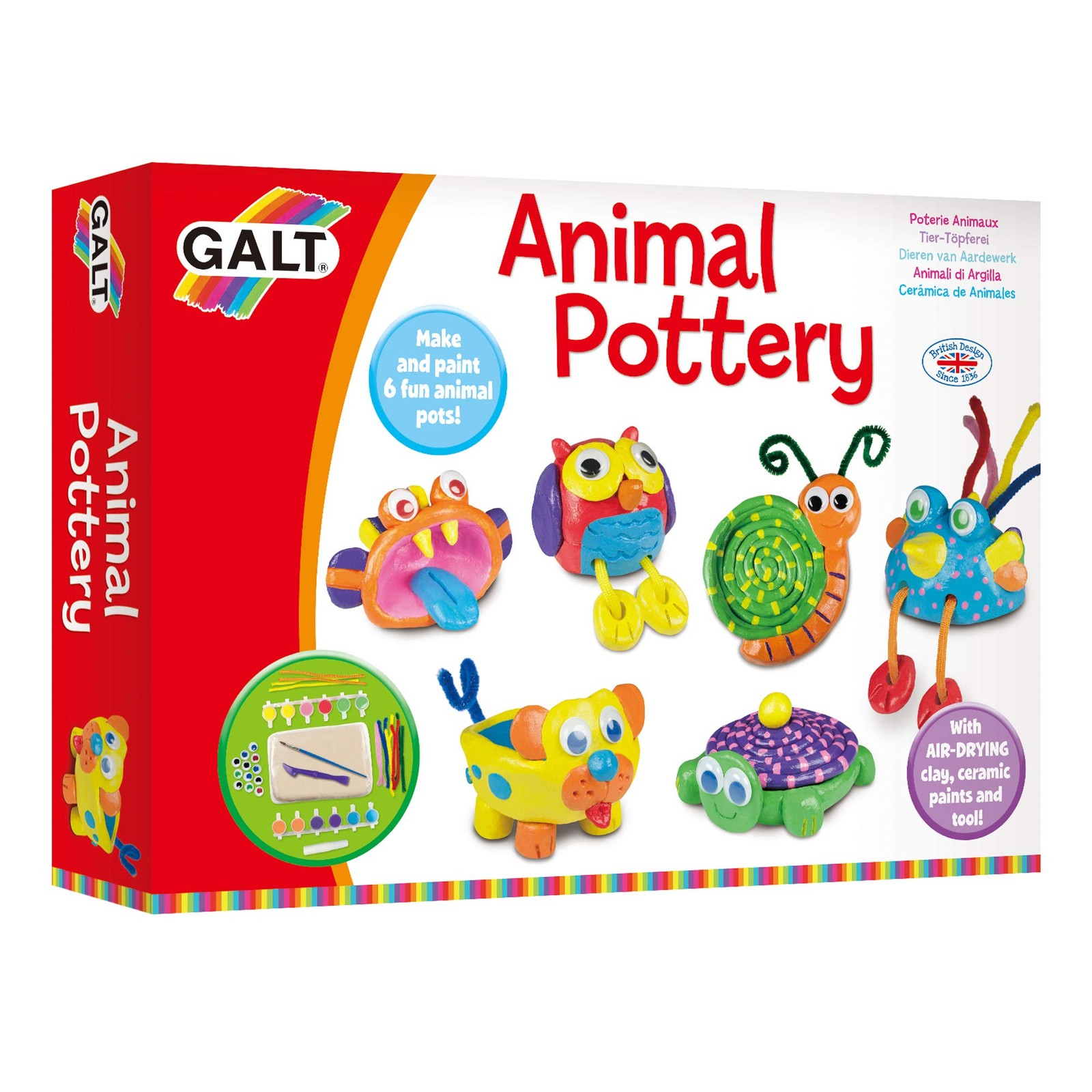 Toys poterie animaux : l'activité manuelle propre pour occuper les enfants sans écran