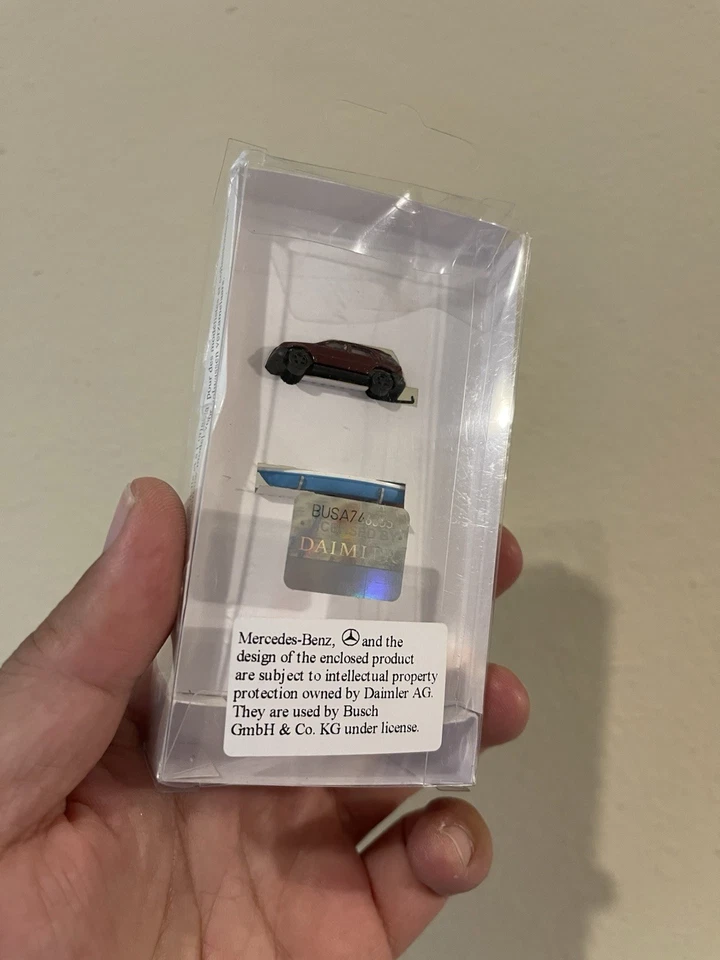 VTG Busch Automodelle 1:160 Mercedes Benz M Class & Boat Made in Germany - Image 3 of 4