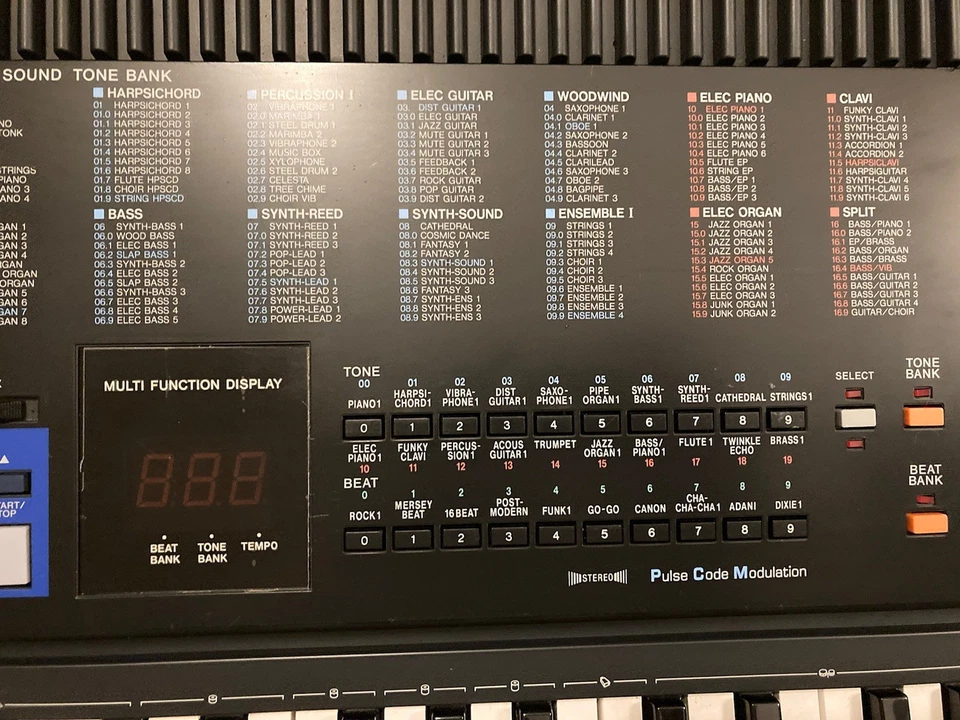 Tastiera Casio CT-670 Tone Bank testata funziona senza cavo alimentazione CT 670 made in Japan - Immagine 4 di 4