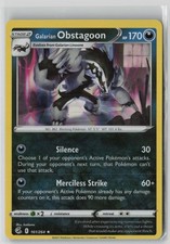 galarian obstagoon pokemon card Galarian Obstagoon 198/185 Vivid Voltage Gold Secret Rare Pokemon Card Near  Mint main image 1