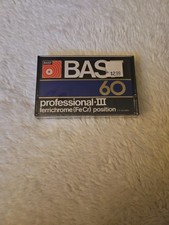 Vintage BASF 60 Professional 111 Ferrichrome Position Cassette- Sealed