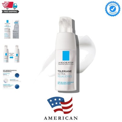 La Roche-Posay Toleriane Dermallergo Eye Cream Soothing Repair Moisturizer, S...
