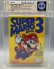 Super Mario Bros 3 Nintendo NES Oval SOQ Right Bros CIB Complete WATA 8.0 Graded