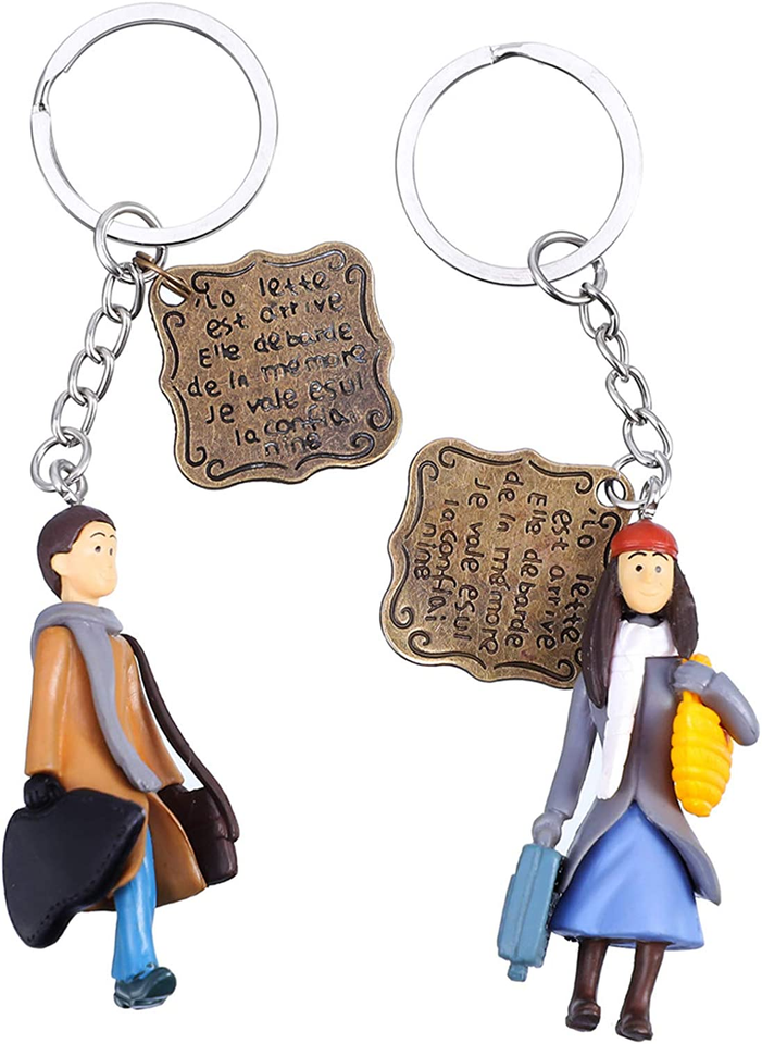 100Pcs Keychain Rings with Chain, Open Jump Rings and Screw Eye Pins