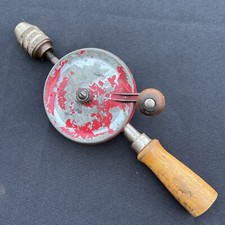 Vintage Stanley Handyman Hand Crank Drill Egg Beater Made in USA