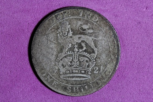 1921 Great Britain 1 Shilling Silver Coin #M22207