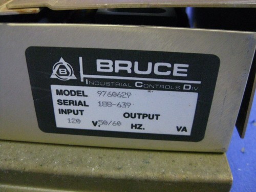 Bruce Technologies 7601SS Solid State Scanner / 3 Channel O.T., 120V, 50/60HZ - Picture 5 of 7