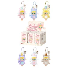 POP MART Baby Molly Pocket Friends Series Confirmed Keychain Vinyl Plush Doll