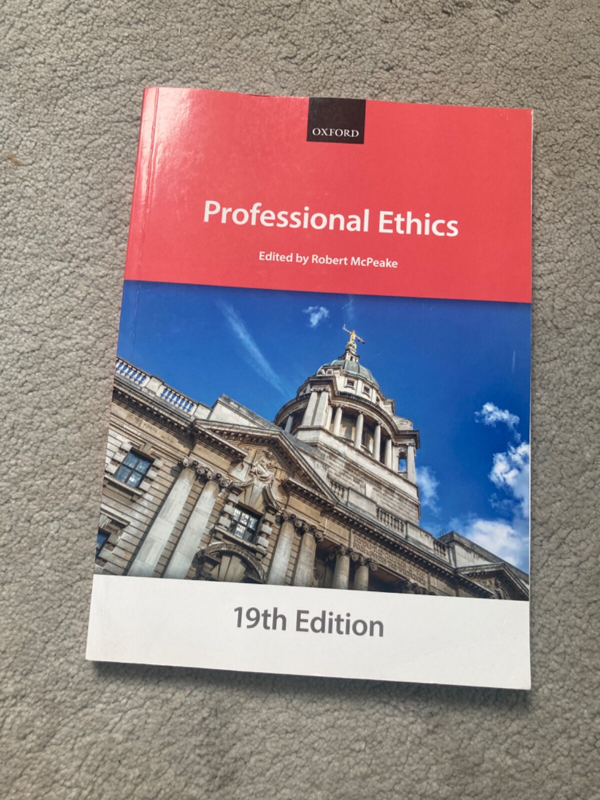 oxford bar manuals professional ethics 20th ed (2022) city law