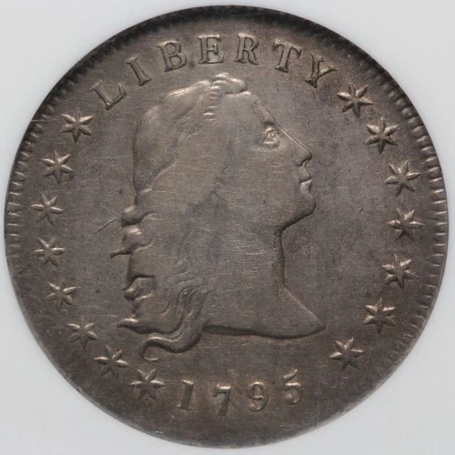 1795 Flowing Hair Dollar 3 Leaves BB 27 NGC Graded XF 40 Certified Early Dollar