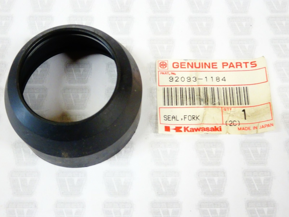 Kawasaki NOS NEW 92093-1184 Fork Seal KX KX500 KX250 KX125 | eBay