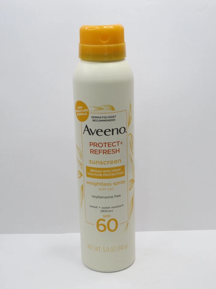 PROTECTOR SOLAR AVEENO SPRAY LIGERO SPF 60 5 OZ DETALLES (LOTE 5) Foto 2 de 3