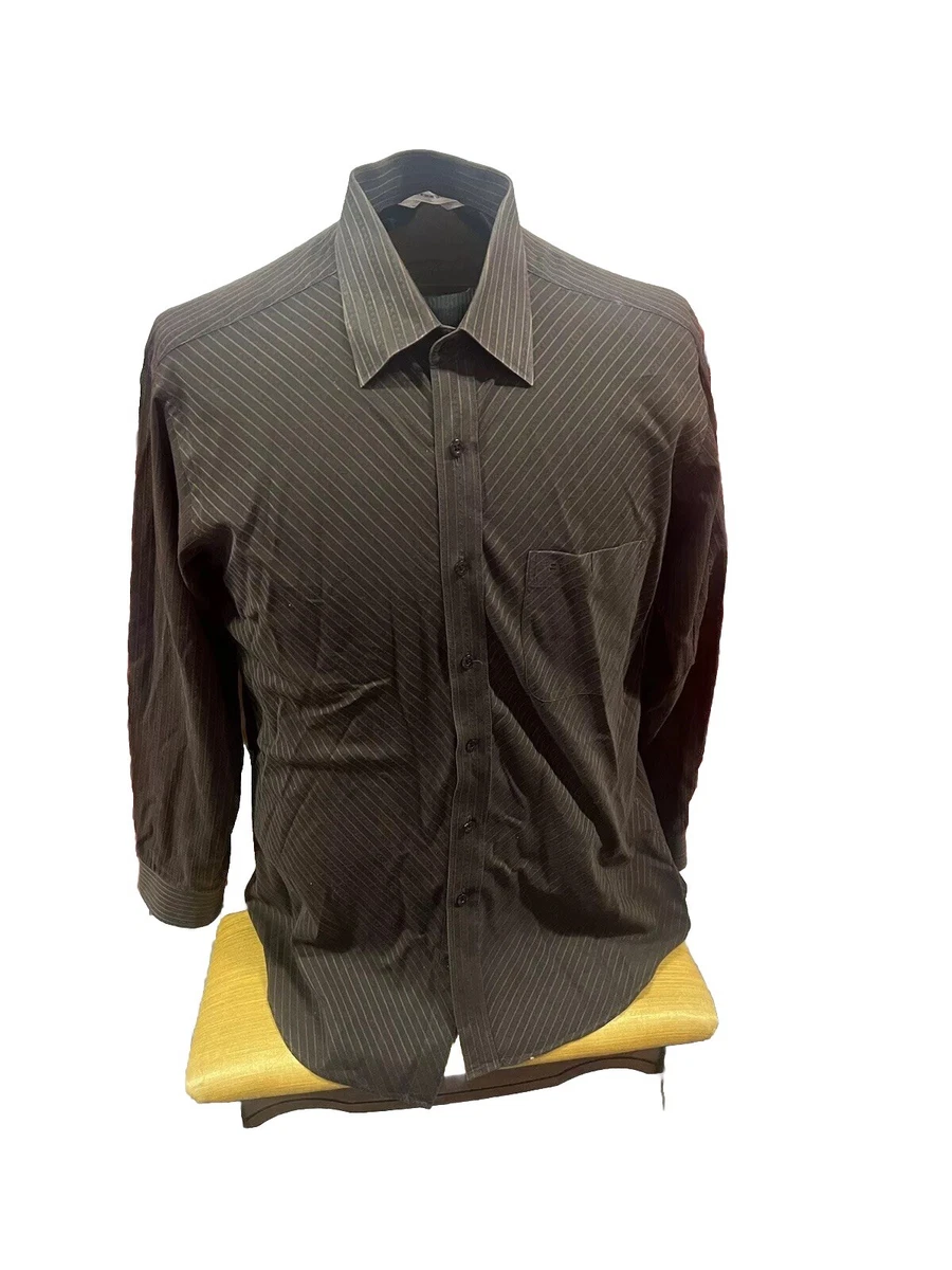 balenciaga men's dress shirt Monogram Long Sleeve Beige / 38 textile parts of animal origin. Balenciaga Spread Collar Dress Shirts Store in an
