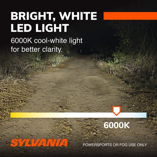 Sylvania H7 LED Powersport Headlight Bulbs for Off-Road Use or Fog Lights - 2 PC - Picture 5 of 7