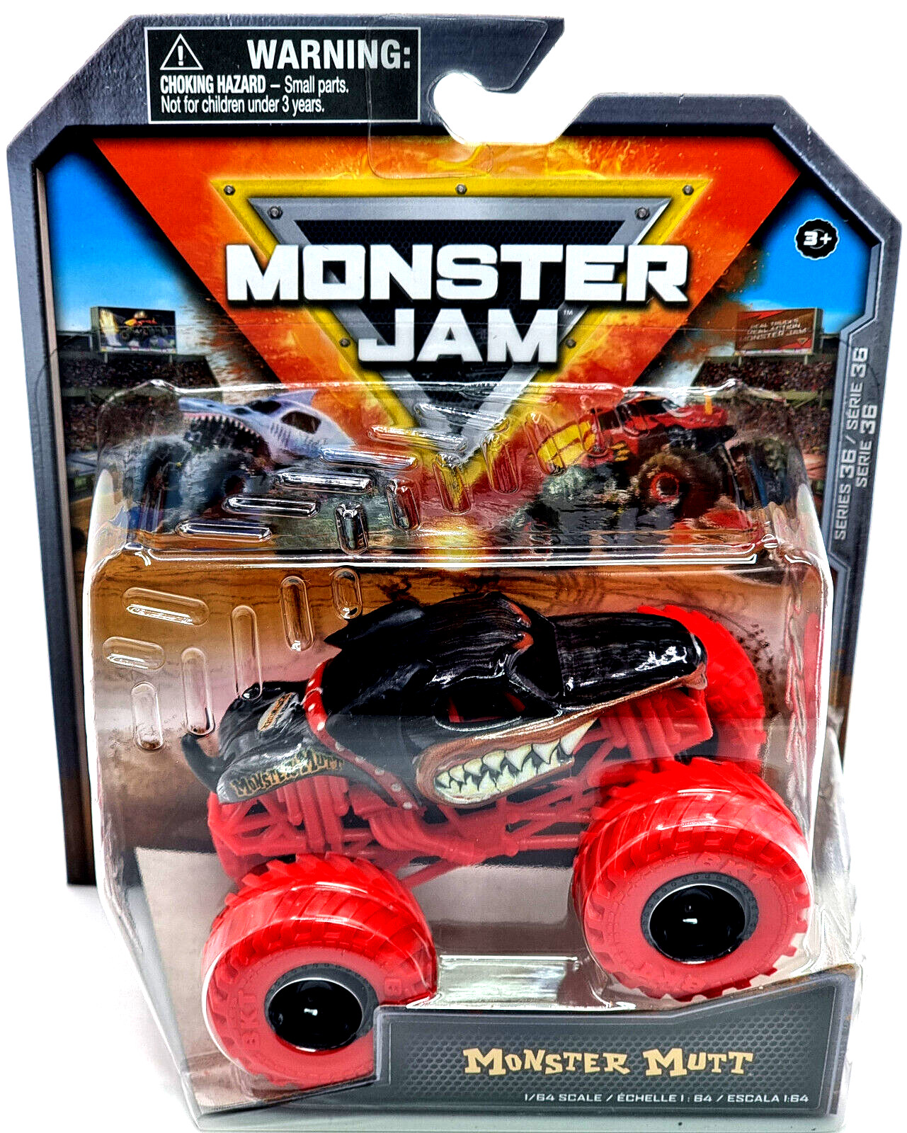 Monster Jam 164 Серия 36 Грузовик Monster Mutt 3590₽