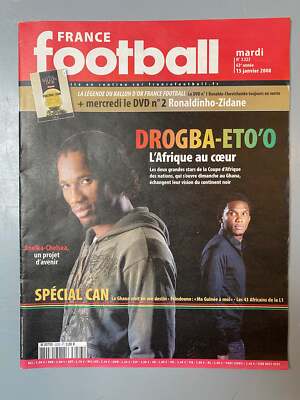 Zeitschrift Frankreich Fußball Nr. 3223 - 15. Januar 2008 - Drogba-Eto'o