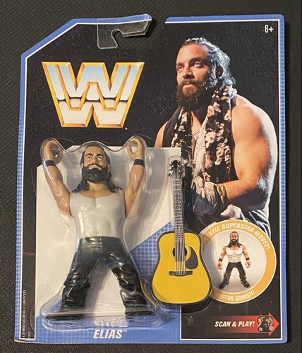 MATTEL WWE RETRO SERIES 10 ELIAS WITH GUITAR EZEKI...