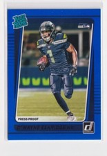 2021 Donruss Dwayne Eskridge Rated Rookie Blue Press Proof Seahawks #276