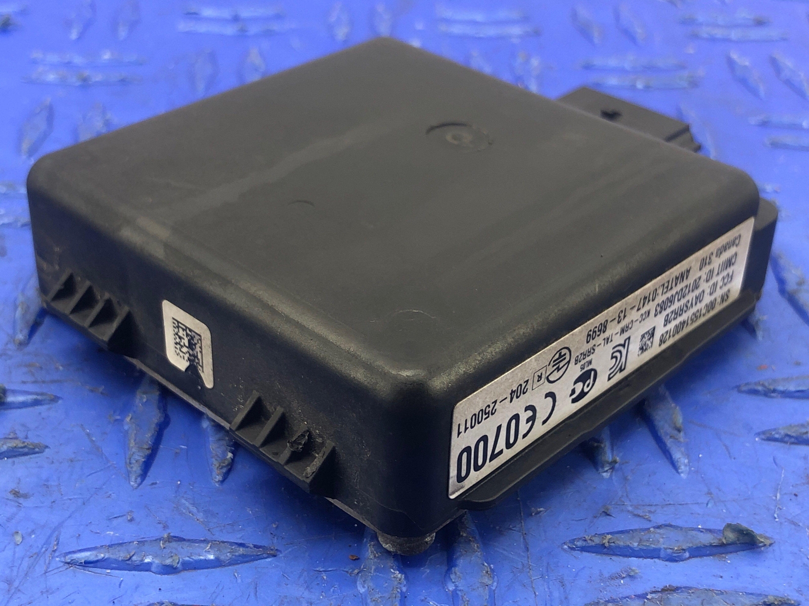 2014-2017 MASERATI GHIBLI REAR LEFT RIGHT BLIND SPOT RADAR MODULE 0670033070 OEM