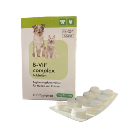 B-vit complex 2 x 100 Tabletten für Hunde und Katzen B-Vitamin von cp-pharma