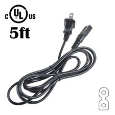 PwrON 5ft UL Power Cord Cable Lead for Sharp TV LC-32SB21U LC-46D85U LC-46D78UN