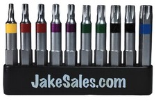 Torx/Star Drive Bit Sets: 1" and 2" with Quick Change Shanks - Multiple Styles