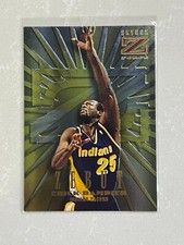 1996-97 Skybox Z Force Erick Dampier Zebut #5 Indiana Pacers