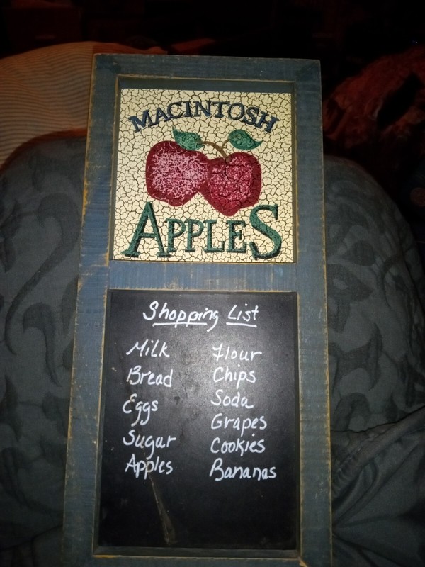 Board List Macintosh Apples Wall Hanging Tender Heart Treasures Shopping