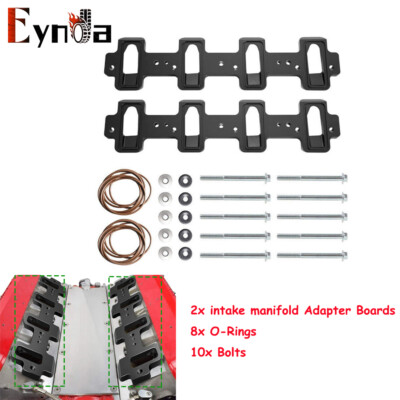 Lsl Port Kit LS1 Cathedral Port Cylinder Head to LS3 LSA ZL1 CTS-V Intake Manifold ...