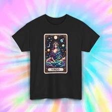 Virgo Tarot Card Tee | Zodiac Astrological Graphic | Horoscope Shirt S-5XL