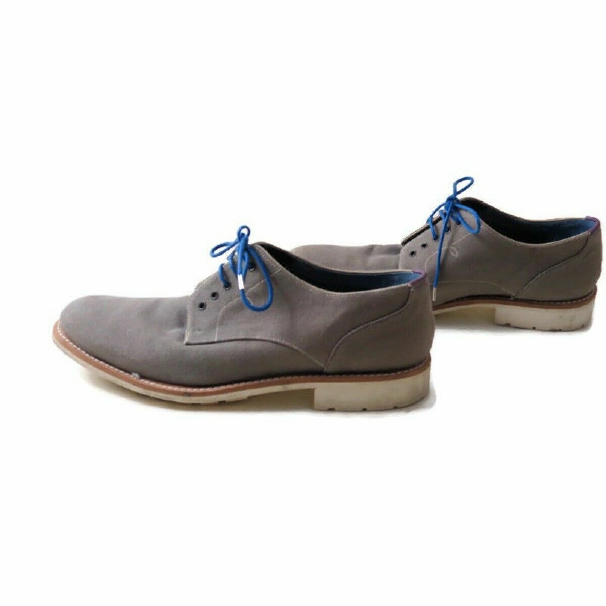 Ted Baker Tich Grey Canvas Oxford Shoes 