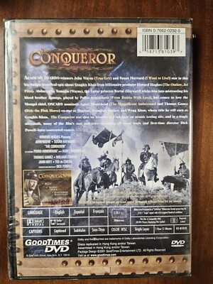 その他 Conquerors [DVD] THE CONQUEROR DVD *NEW* Region 1 John Wayne Sealed