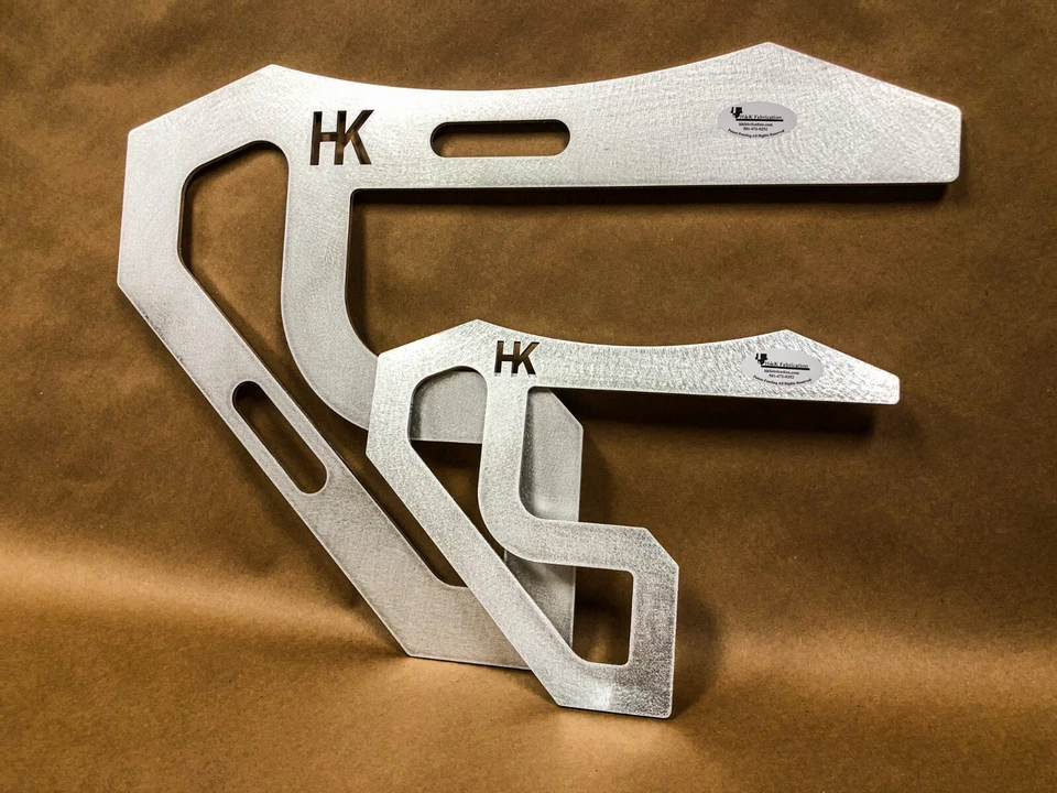 Small Tri-Square, fits 45*, 90*, flange, laser cut 3/16" Aluminum, Pipefitter - Image 3 of 4