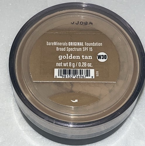 New bareMinerals Original Foundation Broad Spectrum W30 0.28 oz Golden Tan - Picture 2 of 3
