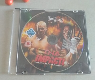 TNA IMPACT XBox 360 only bonus disk TOTAL NONSTOP ACTION WRESTLING WWE MIDWAY