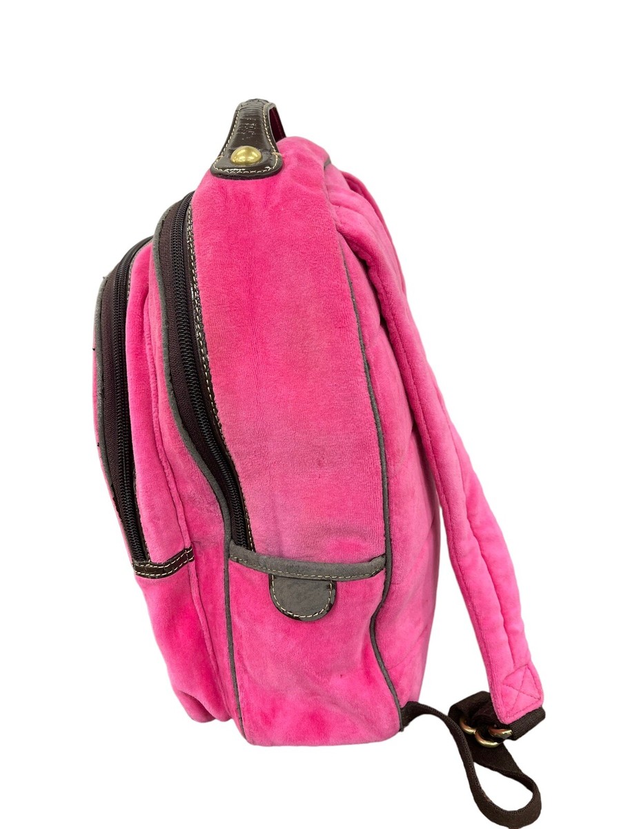 RARE Vintage Juicy Couture Hot pink Y2K backpack | eBay