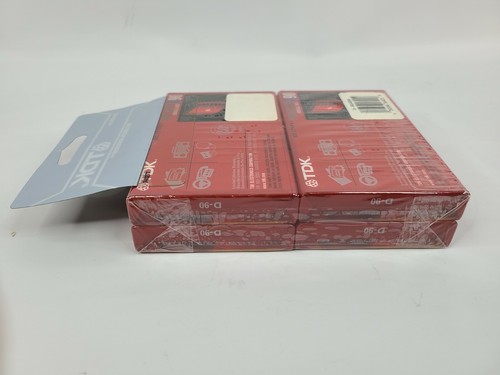 Paquete de 4 cintas de casete en blanco TDK D90 90 minutos grabación audio estéreo tipo I IECI - Imagen 5 de 5