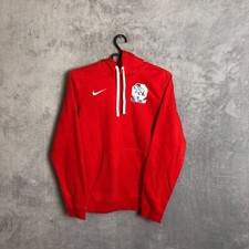 Zurich Training Jacket Long Sleeve Hood Hoodie Red Nike Mens Size S