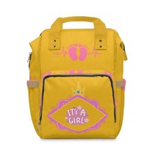 It's A Girl Multifunctional Diaper Backpack IAG2