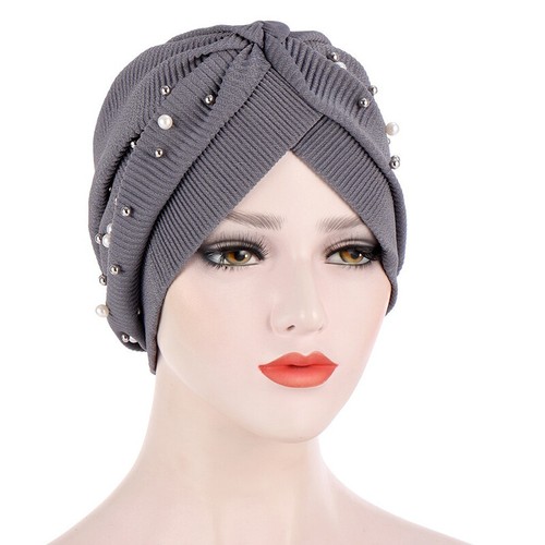 Flower Turban Hijab Hat Head Cover Wrap Scarf Bonnet Chemo Cap Hair Loss Bandana - Picture 23 of 26