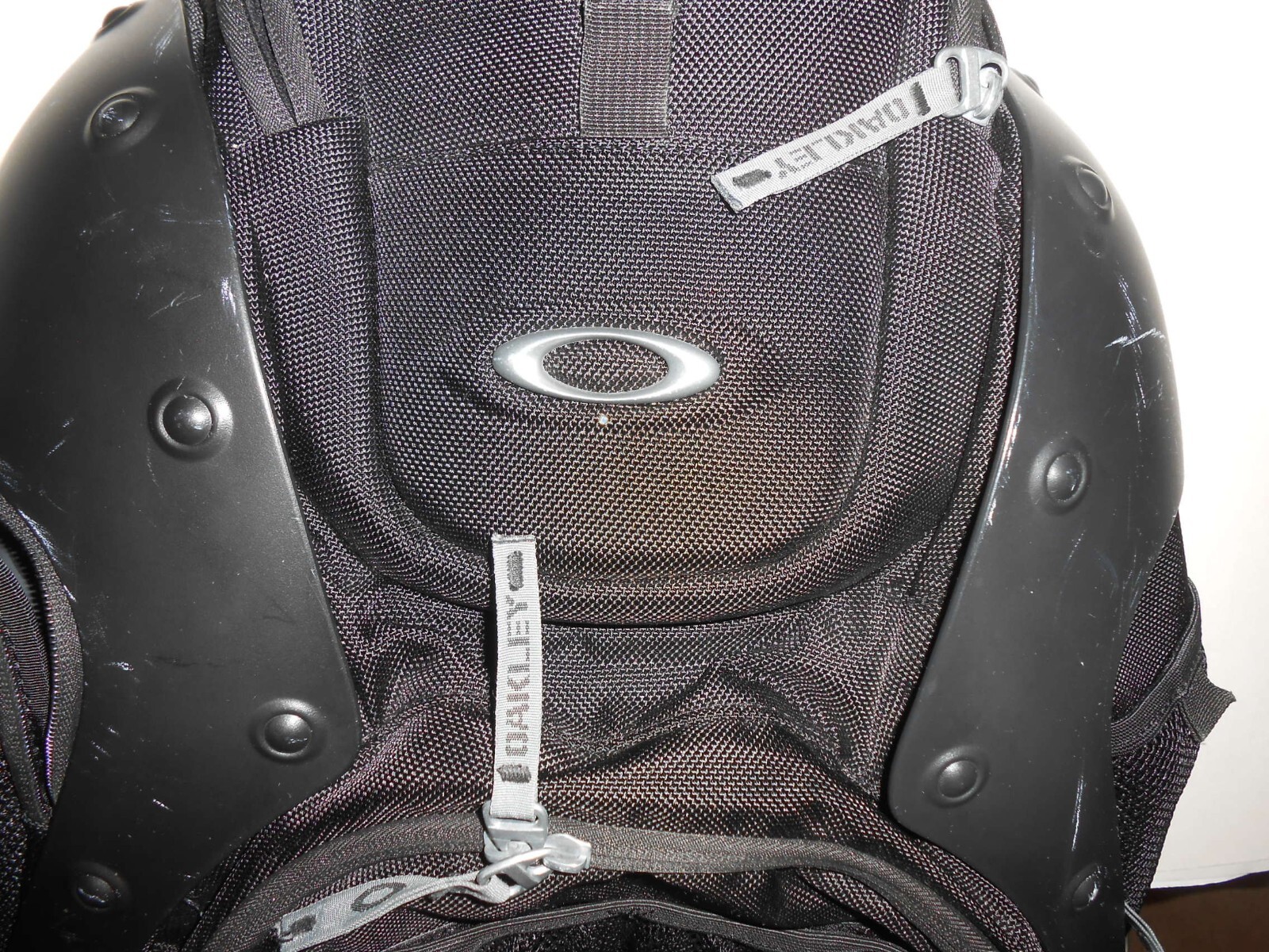 OAKLEY Hardshell Black Motorcycle Bike Tactical 18" Backpack Laptop Bag Pockets
