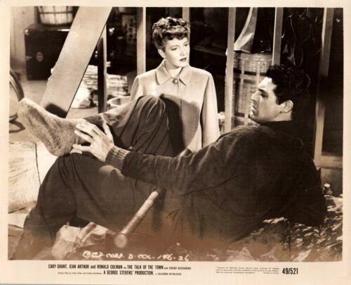 Cary Grant + Jean Arthur in The Talk of the Town 1942 ORIGINAL VINTAGE  PHOTO M 2 | eBay